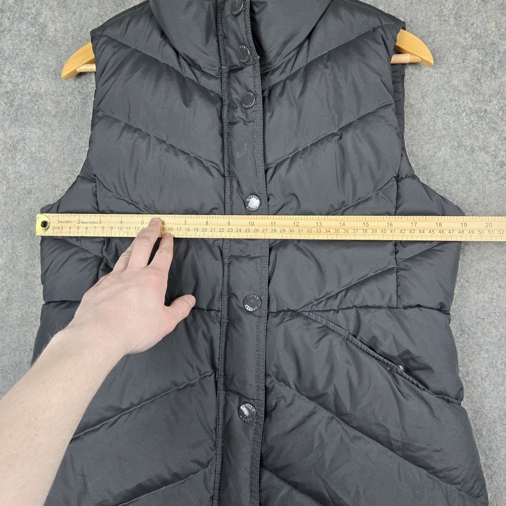 J Crew Vest Womens Medium Gray Sherpa Lined Down Filled Puffer Sleeveless Jacket - Picture 10 of 13